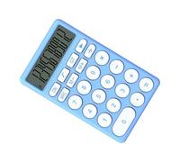 CFTGIW Calculadora de Dibujos Animados Calculadora Pequeña Portátil Multifuncional con Pantalla Grande para Escritorio Oficina Escuela Hogar Trae una Experiencia de Dibujos Animados de Bolsillo (BLUE)