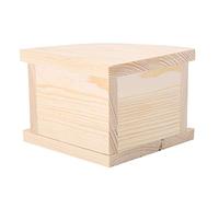 CFTGIW Cama de Madera para Hámster, Cabaña para Animales Pequeños, Casa Cálida para Hámster, Haz Tu Cómoda Cama para, Ropa de para, de Madera para, Nido para, Casa para