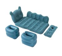 CFTGIW Cama Inflable de Aire Flocado de PVC, Colchón para Dormir, Cojín Suave, Carga de 150kg para Coche, SUV, Minivan de Viaje, Camión Duradero, Potentes Almohadas Grandes, Aire, Portátil, para