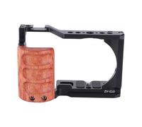 CFTGIW Cámara JLwin con Localización de 3/8 pulg. / Roscas de 4 pulg. Zapatas Frías de Madera Equipo de Cámara de Video para ZV E10 Esta sin Obstáculos Jaula para Jaula para de Aleación de Aluminio