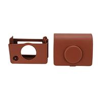 CFTGIW Camino de la Cámara Fashion PU Bolso de Cuero con Correa para el Hombro para Fuji Camera Case para la Cámara Bagcamera Bag Bagbag Bagbag para Cameracase para la de IS PU Reversa (Brown)