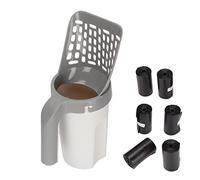 CFTGIW Cat Litter Scoop Desmontable a Prueba de Fugas Multipurpose Integrated Cat Litter para Gatos Pets Scoopcat Shovelintegra Spade Diseño