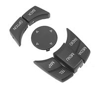 CFTGIW Central Consola Multimedia Kit Cubierta Clave de Control de Medios Multi -Medios para E84 E70 E71 E72 E81 E82 E CHASSIS ELECTRISILVERing Central Multimedia Kitcentral Control Clave (negro mate)
