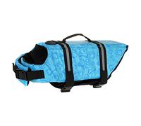 CFTGIW Chaleco Salvavidas para Mascotas Malla Reflectante Transpirable Chaleco Salvavidas Portátil para Perros para Paseos en Bote, Natación y Playa Amarillo M Make It Your See GLO para MascotasDog
