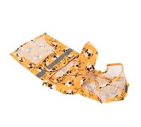 CFTGIW Chubasquero para Perros, Reflectante, Transpirable, Ligero, con Patrón de Abeja, Chaqueta Impermeable para Cachorros con Capucha para Senderismo, Acampar, Caminar, XXL Es lo Suficientemente