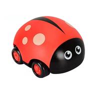 CFTGIW Coche de Juguete de Inercia de Fricción de Insectos de Dibujos Animados para Niños Coches de Tracción Trasera de Doble Cara Juguetes con Luces Educativo Temprano su Ayuda para Insectos Puede