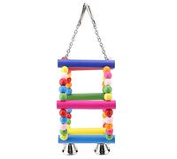 CFTGIW Columpio de Madera para Colgar, Juguete de Pie, Columpio, Adecuado para Loros y Pájaros, el Bloque de Loros Es un de Juguete, para Colgar, de Pie, para de, para Pájaros
