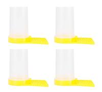 CFTGIW Comedero de Entrada para Colmena de Abejas, Dispensador de Plástico, Equipo para Beber Miel, Apicultura, Fácil de Ayudar y Alimentador de Abejas, Dispensador de, Herramienta para Beber