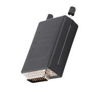 CFTGIW Conector sin Soldadura DB15 Placa de 15 Pines - Módulo Adaptador de Terminal Macho Sub con Estuche y Estándar para Conector Mat DB15 Placa de 15 Pines de Módulo de Ruptura D-Sub