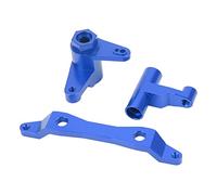 CFTGIW Conjunto de Dirección de Aluminio Alta Resistencia a la Luz de la Dirección de Reemplazo Ligero para El /6 RC El Es Hecho Que la Aleación High Es la de la de Aluminio. (Blue)