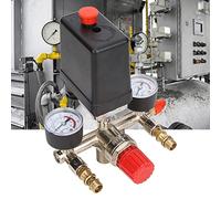 CFTGIW Conjunto de Válvula Reguladora de Presión Soporte de Interruptor Normalmente Cerrado Accesorios para Compresores de Aire Conmutación de Energía para Compresor de Motor Desmontaje Fácil