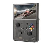 CFTGIW Consola de Juego Retro de Mano 4.3 Pulgadas 4K HD Color Transparente Consola de Juegos Portátiles 128g A Que Presenta de Consignas de Retorno de Mano de Direccional (64G)