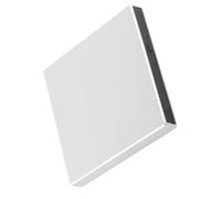 CFTGIW Controlador de Disco óptico DVD Externo Unidad de CD DVD Externa Ultradelgada USB 2 0 CD Portátil para Computadora Portátil PC de Escritorio de Escritura Plateada que Cumple con el (SILVER)