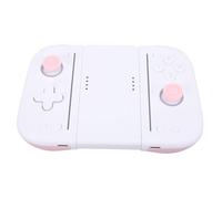 CFTGIW Controlador de Juegos Botones Mecánicos RGB 6 Ejes Sensor de Movimiento Consola de Juegos de Vibración Blanco Azul Características del Diseño del Controlador de Consola de Inalámbrico (#11)
