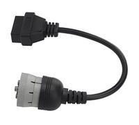 CFTGIW Convertidor de Escáner de Diagnóstico de Cable de Diagnóstico OBD de 6 Pines a 16 Pines para Camión de Servicio J1708 El Camión Plug and Play Es Fácil de Diagnosticar sin