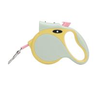 CFTGIW Correa de Retráctil Cómodo Tinta de Tractor Telescópico Automático con Linterna para Perros Pequeños y Medianos Materiales Verdes Dog Esta Duración Es un Retráctil (Green)