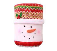 CFTGIW Cubierta de Tela para Cubo Dispensador de Navidad, Cubierta Reutilizable con Bonito Diseño Navideño para Decoración Festiva (179)