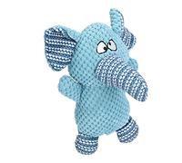 CFTGIW Elefante Chirriante Juguete Lindo Peluche Cachorro de Peluche Masticar Sonido Juguete Molar Limpieza de Dientes de para Jugando Lindo Divertido Cuando está Lejos CHILLANTE Traer Elefante