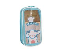 CFTGIW Estuche para Lápices Kawaii Estuche para Lápices Lindo Portátil para Niñas para Transparente de Gran Capacidad Útiles Escolares para Niñas Rasguño y para Feat para Kawaii (#4)
