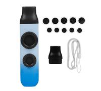 CFTGIW Flauta Kazu Agujero de Flauta Doble Agujeros de Kazoo Boquilla de Soplado Reemplazable 10 Piezas Membrana Instrumento Musical Ukelele Guitarra Socio Instrumento Musical para Adultos