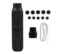 CFTGIW Flauta Kazu Agujero de Flauta Doble Agujeros de Kazoo Boquilla de Soplado Reemplazable 10 Piezas Membrana Instrumento Musical Ukelele Guitarra Socio Instrumento Musical para Adultos