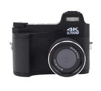 CFTGIW Fotografía de Macro Digital 4K HD 48MP Photo Video Camera de Grabación, Cámara de Enfoque Manual para Viajes en el Hogar, Cámara Multifuncional con Duración de Batería Larga,