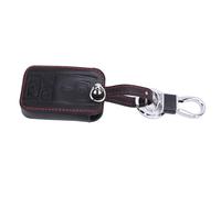 CFTGIW Funda para a Distancia con Llavero a Prueba de Llavero, Protector de Piel Sintética para Llave de Coche para 1500 2500 HD 3500 HD Please It the 15 Key Fob Cover con LlaveroFunda para a