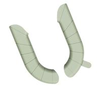 CFTGIW Funda para Asiento de Inodoro All Seasons Universal EVA, Impermeable, Lavable, Reutilizable, Funda para Asiento de Inodoro con Asa para el Hogar, Hotel, Verde, Envoltura Completa Adecuada