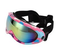 CFTGIW Gafas de Sol para Perros Gafas para Perros para Mascotas A Prueba de Viento para Ojos Lente Roja Marco A Rayas y no. Material PC Que Hace Que Sea Cómodo Usar los Ojos de un para Mantener A Tu