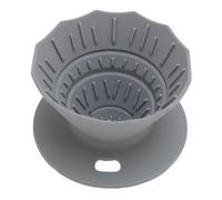 CFTGIW Gotero para Verter sobre café Silicona de Grado Alimenticio Plegable Portátil Café Preparado a Mano Gris No Garantiza Gotero para Verter sobre SiliconaFiltro de de siliconaCafé de Silicona