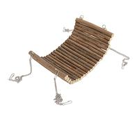 CFTGIW Hámster Wooden Swing Gran Espacio Clim Playing Hamster Swing Ham con Cadena Colgante para Loros 15x30cm/5.9x11.8in Hamster Wooden Swoodwwooden y Anidación Al Columpio (15 * 30 cm)