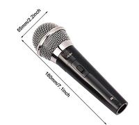 CFTGIW Handheld Professional Wired Micrófono Clear Voice para Karaoke Music Performance Adecuado Karaoke para Show Inte MicrofoneWired MicrofoneProfessional