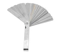 CFTGIW Herramienta de Inspección de Soldadura con Regla Imperial de Palpador de Acero Inoxidable de 89 MM 0 04-0 88 MM El Tamaño Marcado Conv Galga de Espesores Calibre de Separación Calibre de