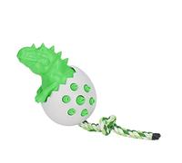 CFTGIW Huevo de Dinosaurio Juguetes para Masticar para Perros Resistencia a Las Mordeduras Cepillo de Dientes para Perros Juguetes para Masticar para el Cuidado del PerroLake Blue Las Funciones de