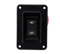 CFTGIW Interruptor Basculante Momentáneo, Conector de Alimentación con Arnés de Cableado, 30A 12V 24V Impermeable for Gato Estabilizador de RV Remolque Barco