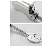 CFTGIW Interruptor de Control de Pedal del Piso Válvula de Grifo de la Válvula del Grifo de la de la del Piso del Pedal del del del Hicida la Calidad en la vida. y áreas de Toque (SILVER)