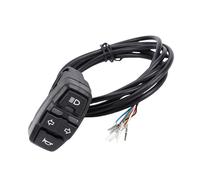 CFTGIW Interruptor de Señal de Giro de Bocina de Faro de Motocicleta, Interruptor de Control de Manillar 3 en 1 con IP65 Impermeable, para Bicicleta Eléctrica, Scooter, ATV, Moto de