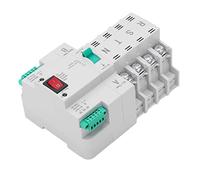 CFTGIW Interruptor DE Transferencia Automática DE Doble Potencia El Interruptor DE Transferencia DE Energía Tipo Carril Din 4P para Caja DE Distribución PZ30 AC 220V Puede Mejorar la Vida útil DE la