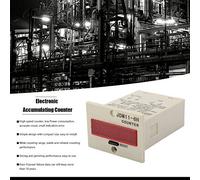 CFTGIW JDM11-6H Contador Electrónico con Pantalla de 6 Dígitos DC 24V Tiene el Contador Electrónico Ancho y Pequeño con Pantalla de 6 Dígitos con de de (DC24V)