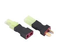 CFTGIW Juego de 2 Piezas de Adaptador de Conector T Inalámbrico Macho Hembra a Mini Hembra Macho para Conectar Al Cargador y Puede Temperatura Actual Al Enchufe T a Mini