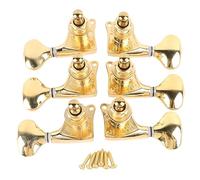 CFTGIW Juego de 6 Clavijas para Afinador de Guitarra, 18 Relaciones de Engranaje, Accesorios para Guitarras Eléctricas Completamente Cerradas con Trasero Pequeño, Latón Antiguo que Evita las