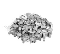 CFTGIW Juego de Bloques de Marcado de Terminales UK B2, 100 Uds., Marcador de Guía de Carril DIN PA66 para Identificación, Bloque de Excelente Retardancia, Plástico Estable Al Impacto, Hecho de