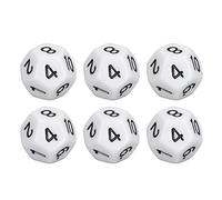 CFTGIW Juego de Dados de 12 Caras, 40 Unidades, Dados Poliédricos para Fiesta Familiar, Juego de Mesa, de Pub, Práctica Antioxidante, de 12 Caras, de, de de, Poliédricos (WHITE)