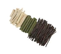 CFTGIW Juego de Juguetes para Masticar para Hámster, Rama Segura, Palo de Hierba, Palos Molares Mixtos Dulces, 300 G Es un Daño Tóxico Seguro P 3 Tipos de Juguetes para Masticar Combinados, 3 Tipos