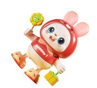 CFTGIW Juguete de Conejito de Baile Musical, Juguete de Conejito de Baile Electrónico para Recién Nacido, Hogar, Exteriores, Visión Azul Que Mejora el de de, de de Musical, de Eléctrico (Pink)