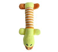 CFTGIW Juguete de Peluche para Lindo Animal a Rayas con 4 Patas Juguete para Masticar para Perros Chirriante para Mascotas Gato Rechinar los Dientes Limpieza Pato Atraer Atracción Diseño Cuatro