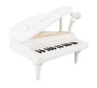 CFTGIW Juguete de Piano Musical Control de Volumen de 31 Teclas Mp3 Teclado de Piano de Juguete con Micrófono para Principiantes Música de Felicidad Rosa de Nuestro D de MusicalMúsica Electrónica