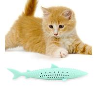 CFTGIW Juguete Interactivo de Silicona para Mascotas, Gatos, Hierba Gatera, Dientes Molares, Simulación de Forma de, Juguete Interactivo de Entrenamiento, Atención Púrpura, Desi, para Gato, de de