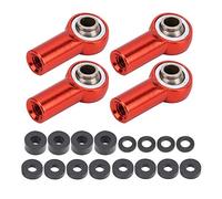 CFTGIW Junta Esférica con Extremo de Varilla de Enlace, Aleación de Aluminio, Apta para HSP/RGT/Himoto/ 1/10 RC CarBlue Mejora el Rendimiento del Coche 45667 y Se Ajusta a la Varilla de Enlace Final