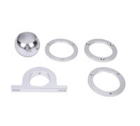 CFTGIW Kit de Caída de Columna de Dirección con Base Giratoria de 2 Pulgadas, Soporte de Columna de Dirección de Aleación de Aluminio con Ranura para Chavetero, para Hot Rods Street